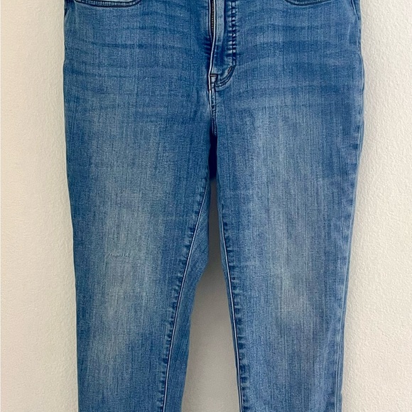 MADEWELL 9” Mid Rise Crop Skinny Jeans in Stinson Wash Size 31 Excellent Cond. - Picture 3 of 13